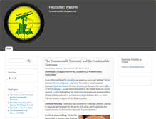Tablet Screenshot of hezbollahwatch.org